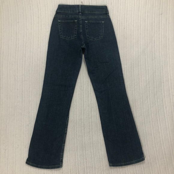 Chic Women's Dark Wash Denim Jeans Bootcut‎ Size 6 Average Everyday Casual - Picture 8 of 10